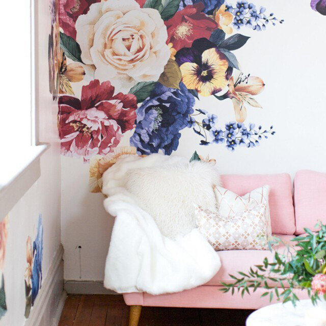 Floral Wall Decals Bring Spring Color Into Your Home